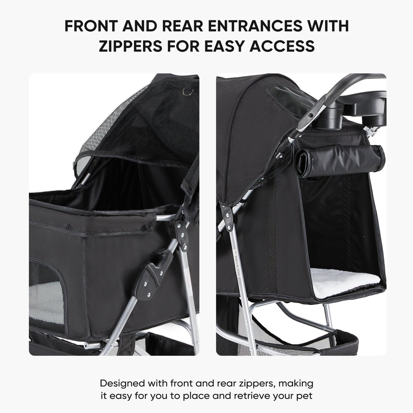 Foldable Dog Stroller | Lightweight & Compact | My Petssion