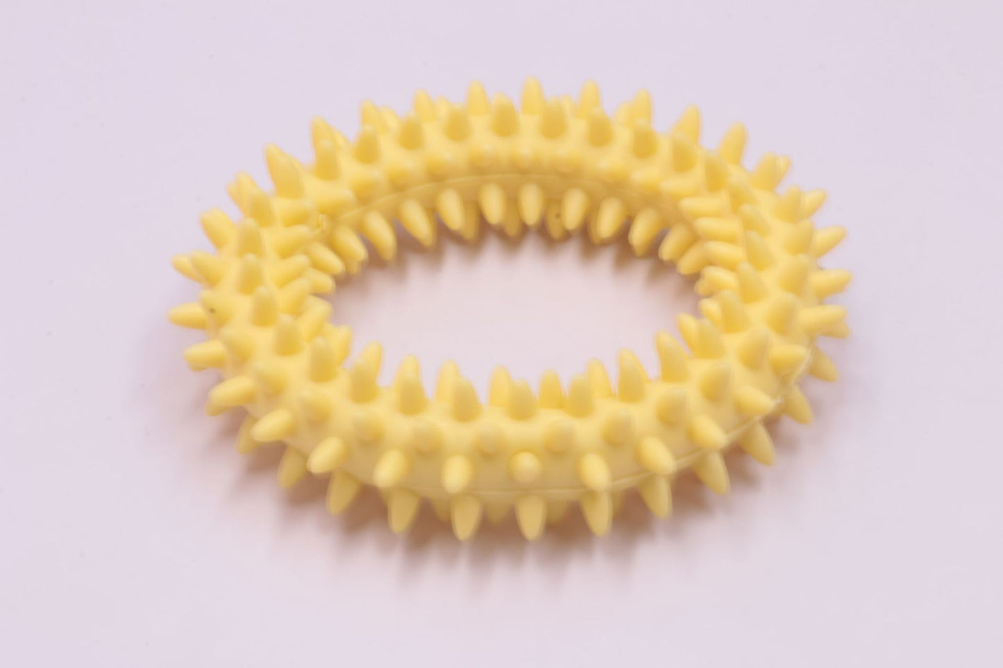 Dog Chew Toy TPR Spiky Circle Ring Dog Bite-Training Chew Molar Toy Cleaning Tooth Pet Supply