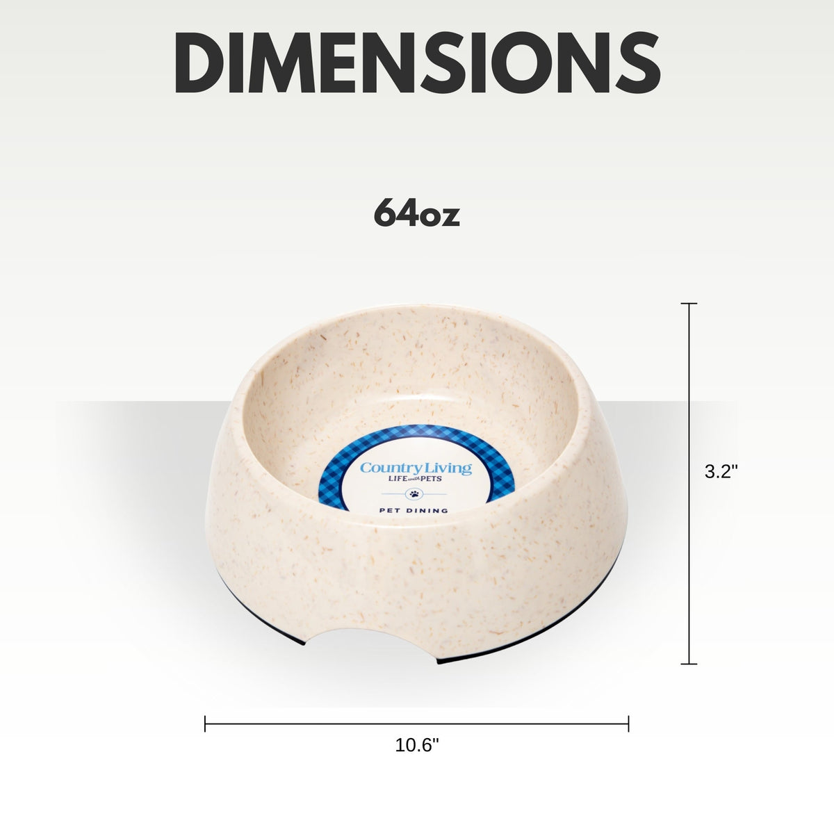 White Swan Natural Fiber Dog Bowls, Set of 2