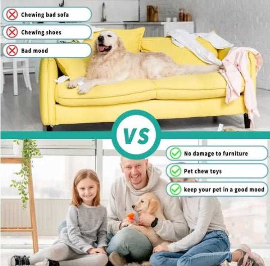 Dog snuffle pad benefits comparison - prevents furniture damage and bad behavior versus interactive foraging toy for mental s