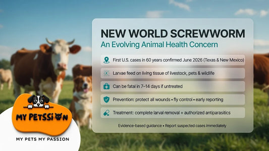 New World screwworm myiasis in animals — clinical guide to causes, prevention and treatment for pets and livestock by My Petssion