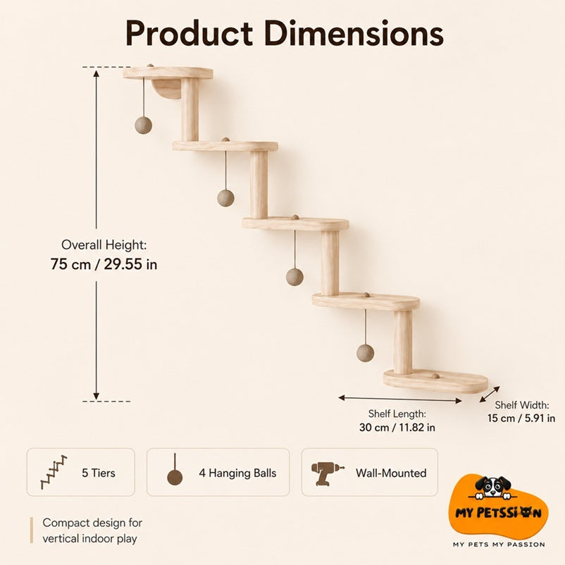 DIY Modular Cat Wall Climbing Frame