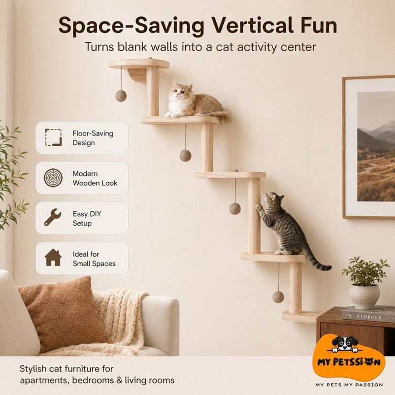 DIY Modular Cat Wall Climbing Frame