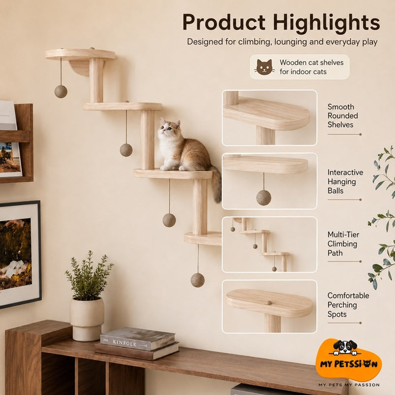 DIY Modular Cat Wall Climbing Frame