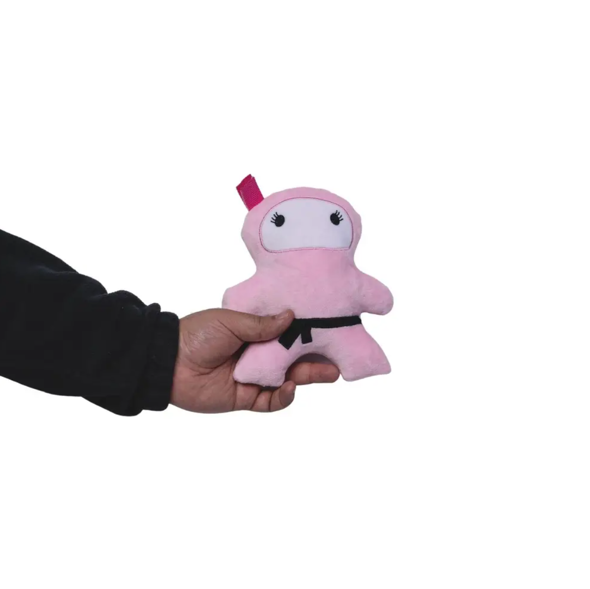 Pink & Black Ninja Plush Dog Toy Set