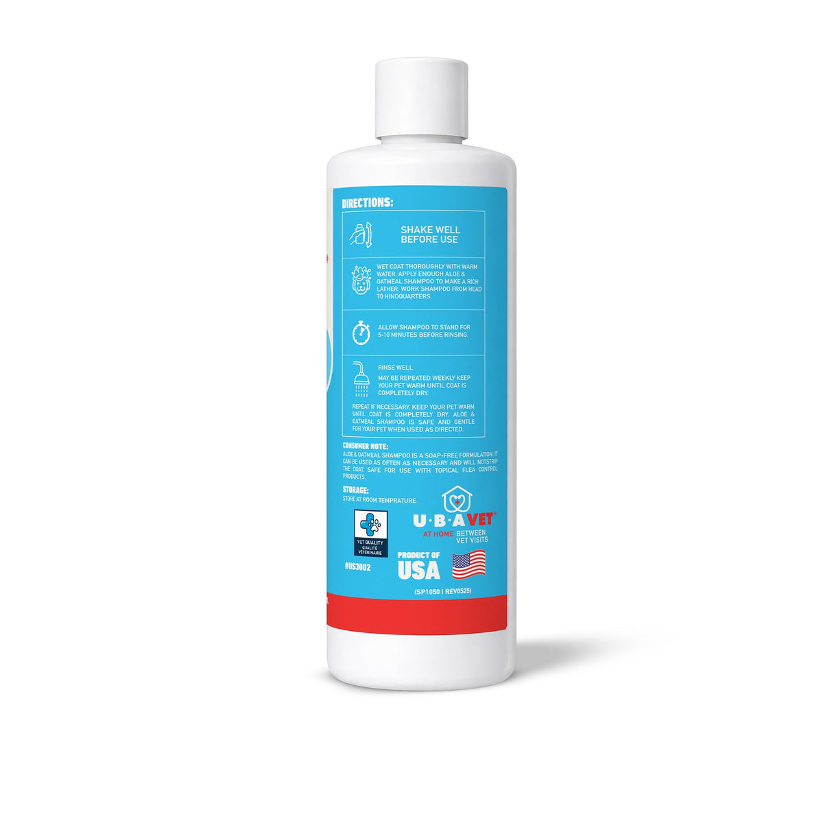 UBAVET Aloe & Oatmeal Pet Conditioner, 16.9 fl oz