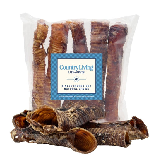 12-Inch Beef Trachea Dog Chews, 5-Pack