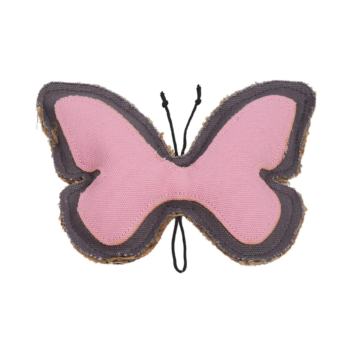 Butterfly Canvas & Jute Dog Chew Toy