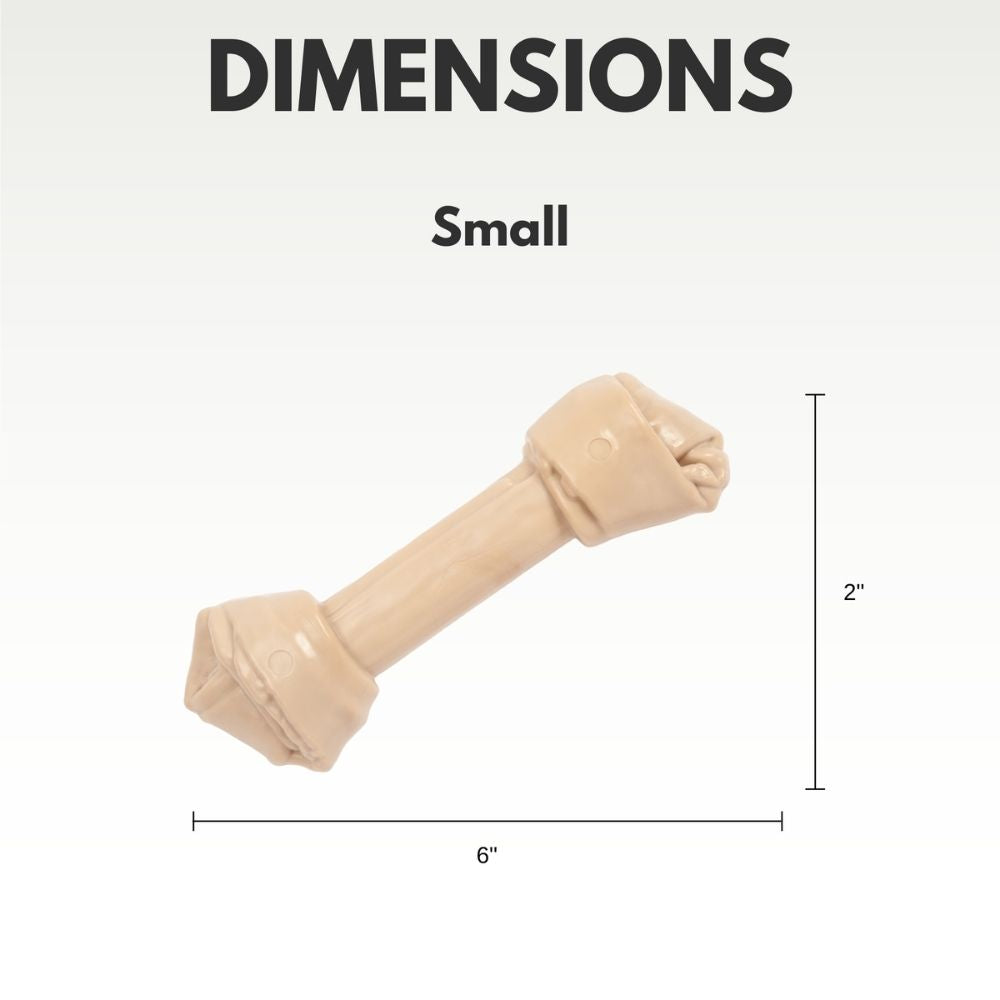Textured Nylon Chew Bone Toy for Dogs