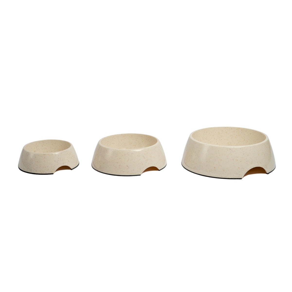 White Swan Natural Fiber Dog Bowls, Set of 2