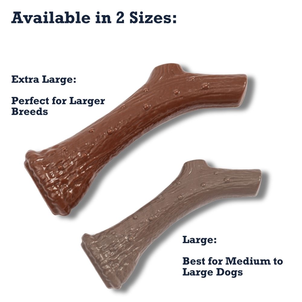 Nylon Antler Dog Chew Toy, Chicken Flavor