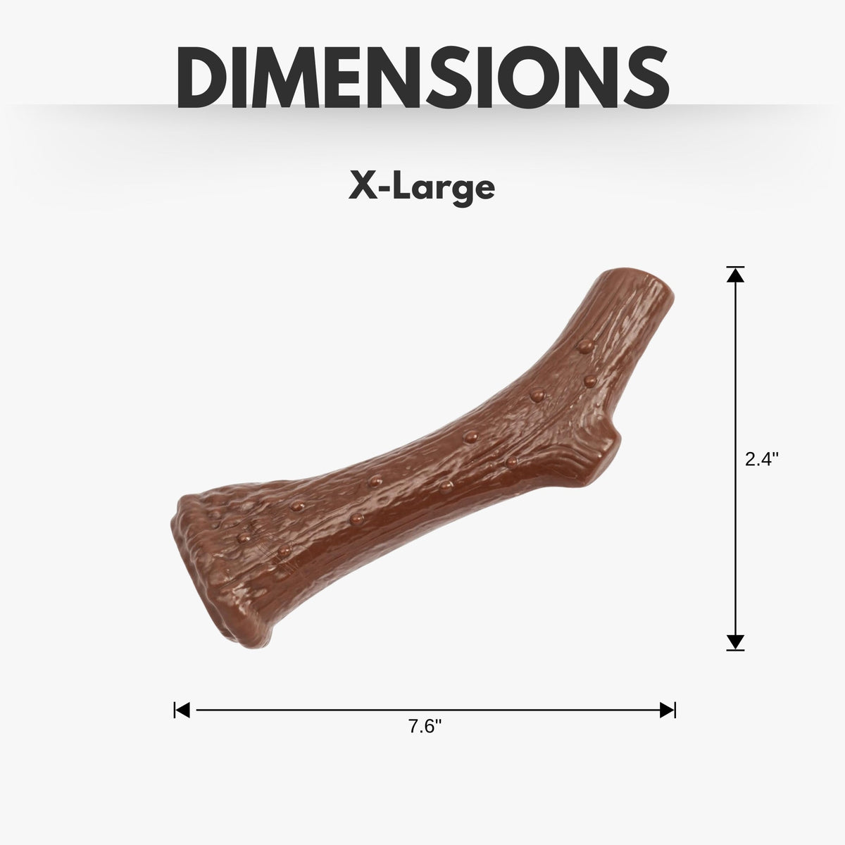 Nylon Antler Dog Chew Toy, Chicken Flavor