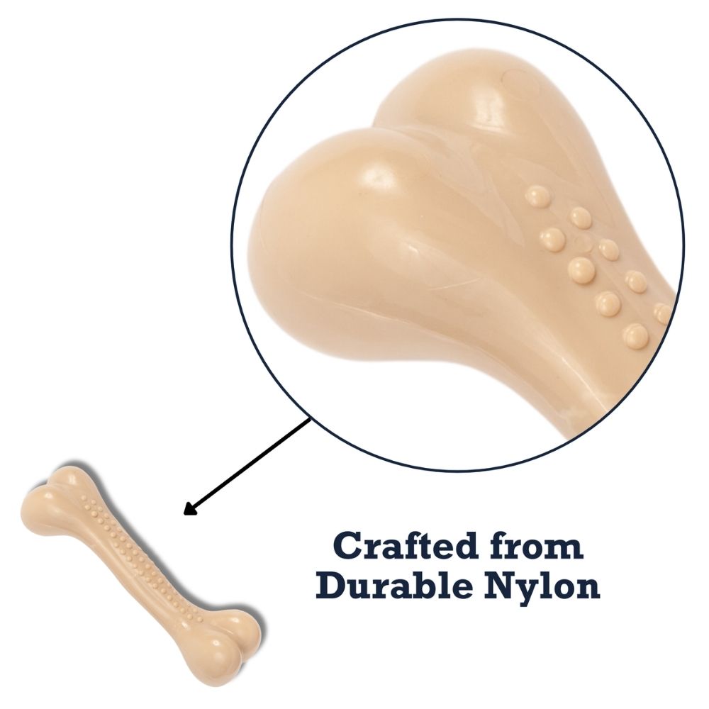 Chicken-Flavored Nylon Chew Bone for Dogs