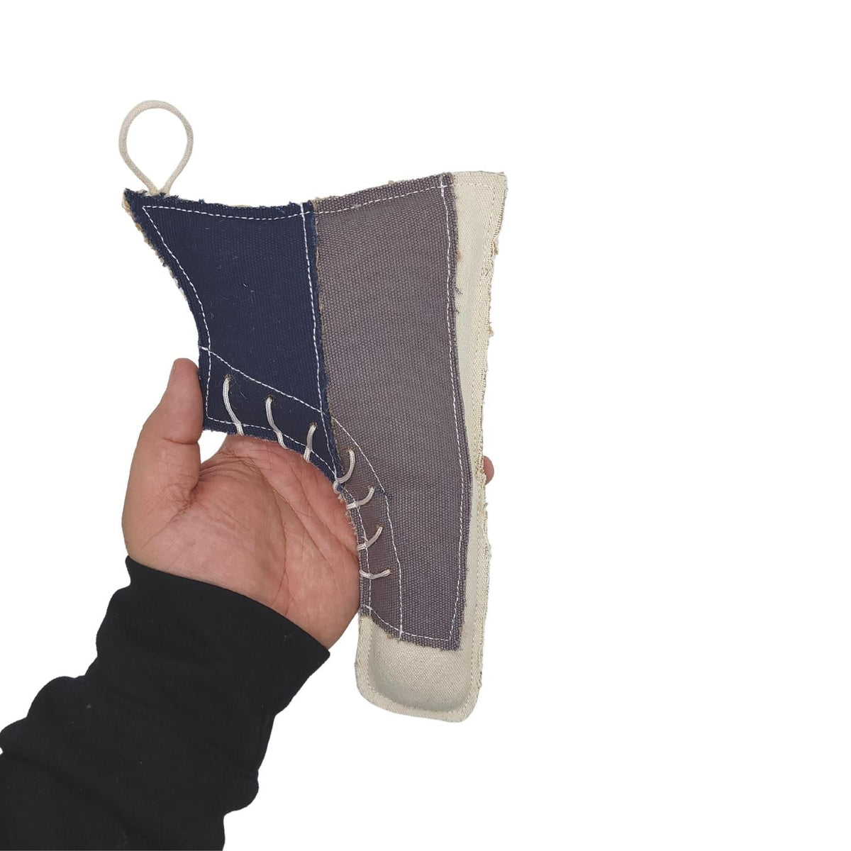 Shoe Canvas & Jute Dog Chew Toy