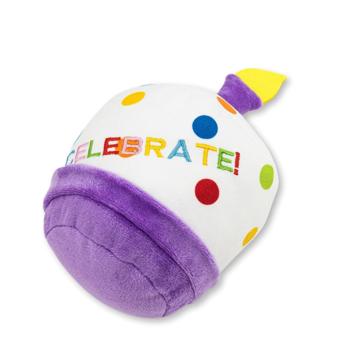 4-Piece Dog Birthday Kit with Bandana, Hat & Cake Toy