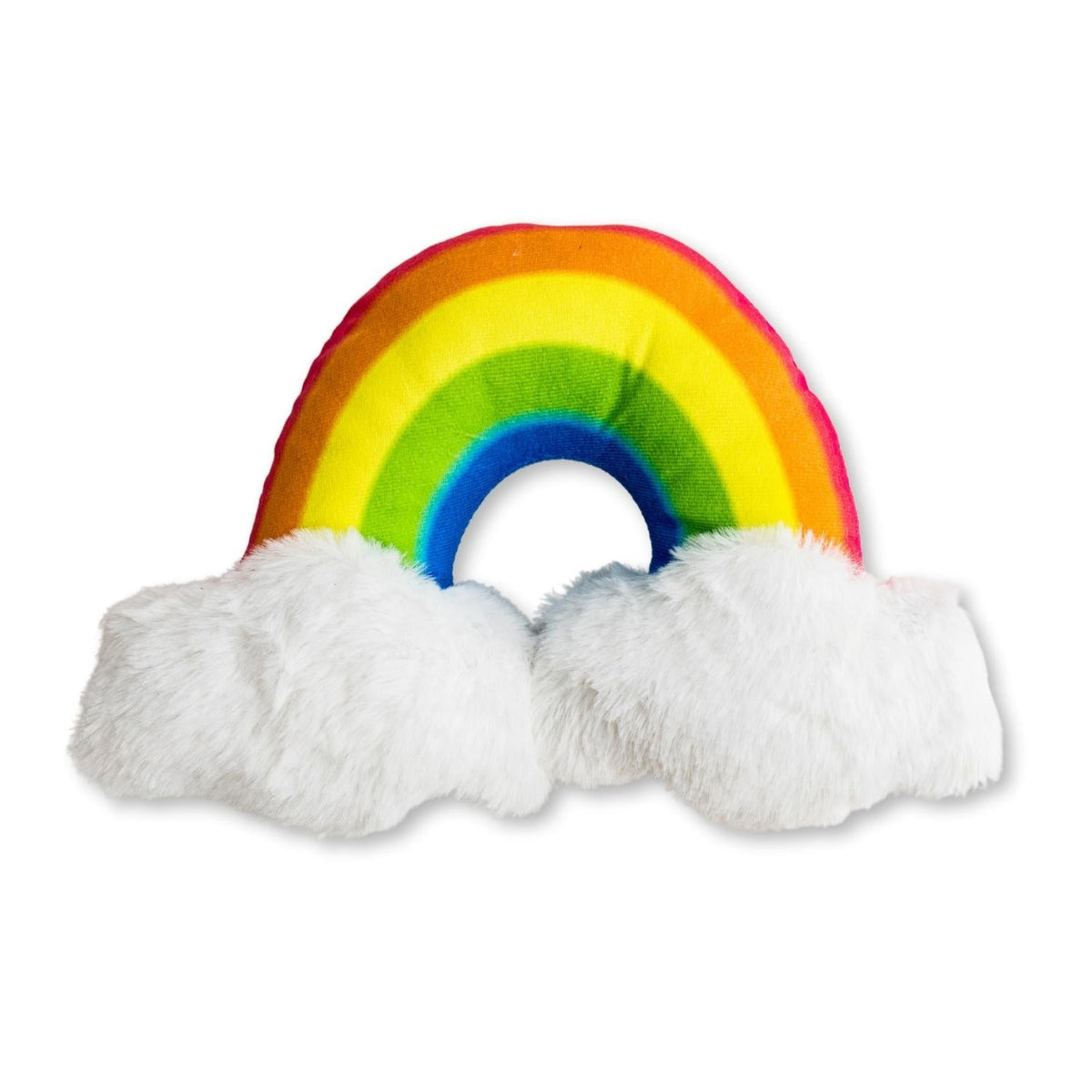 Magical Rainbow Plush Dog Toy, 11 x 8 in