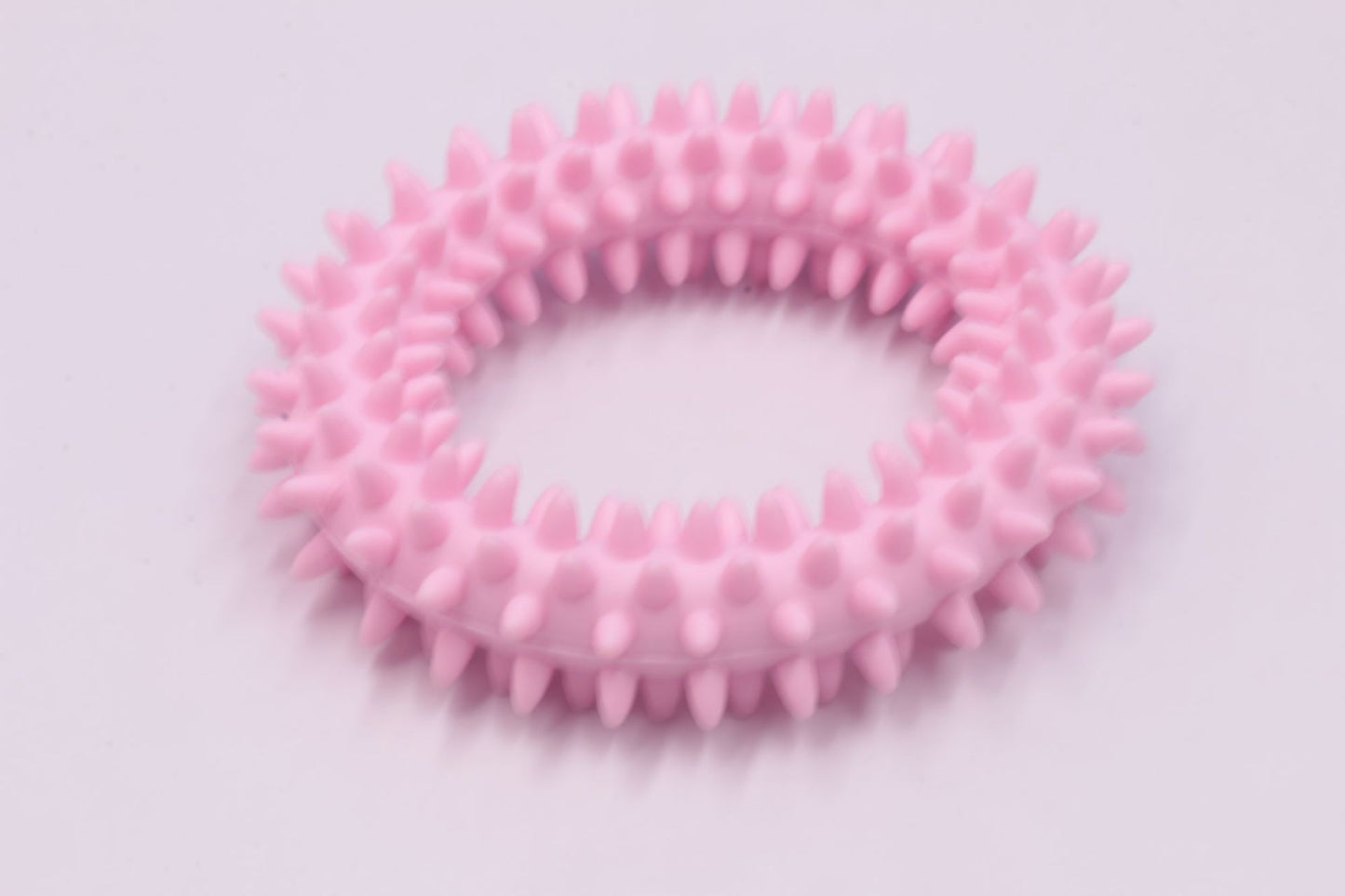 Dog Chew Toy TPR Spiky Circle Ring Dog Bite-Training Chew Molar Toy Cleaning Tooth Pet Supply