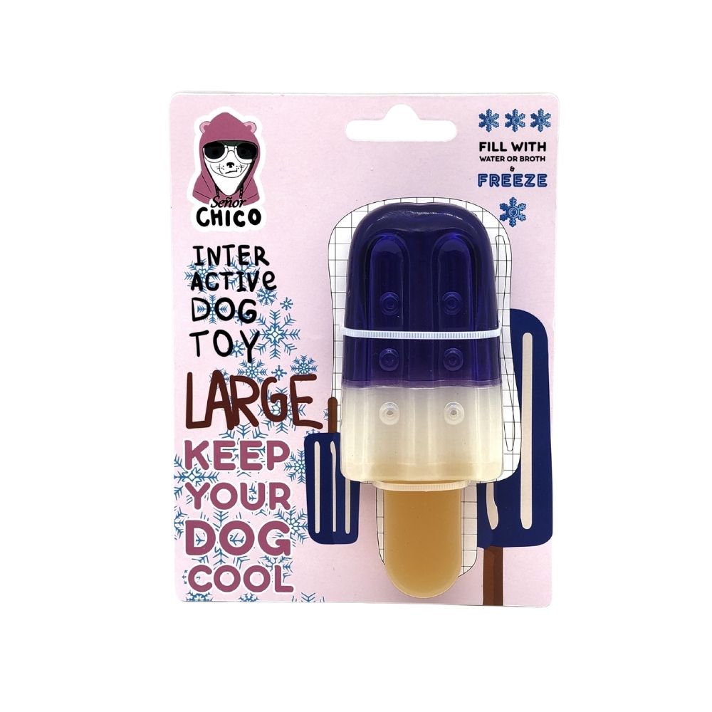 Freezable Popsicle TPR Dog Toy, Small & Large