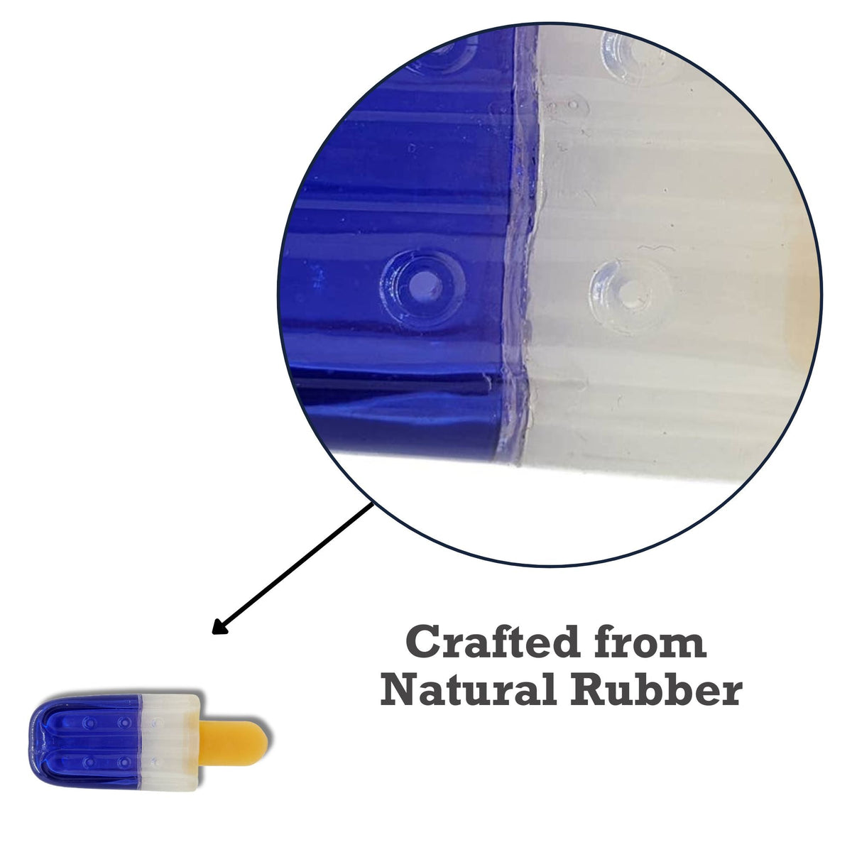 Freezable Popsicle TPR Dog Toy, Small & Large