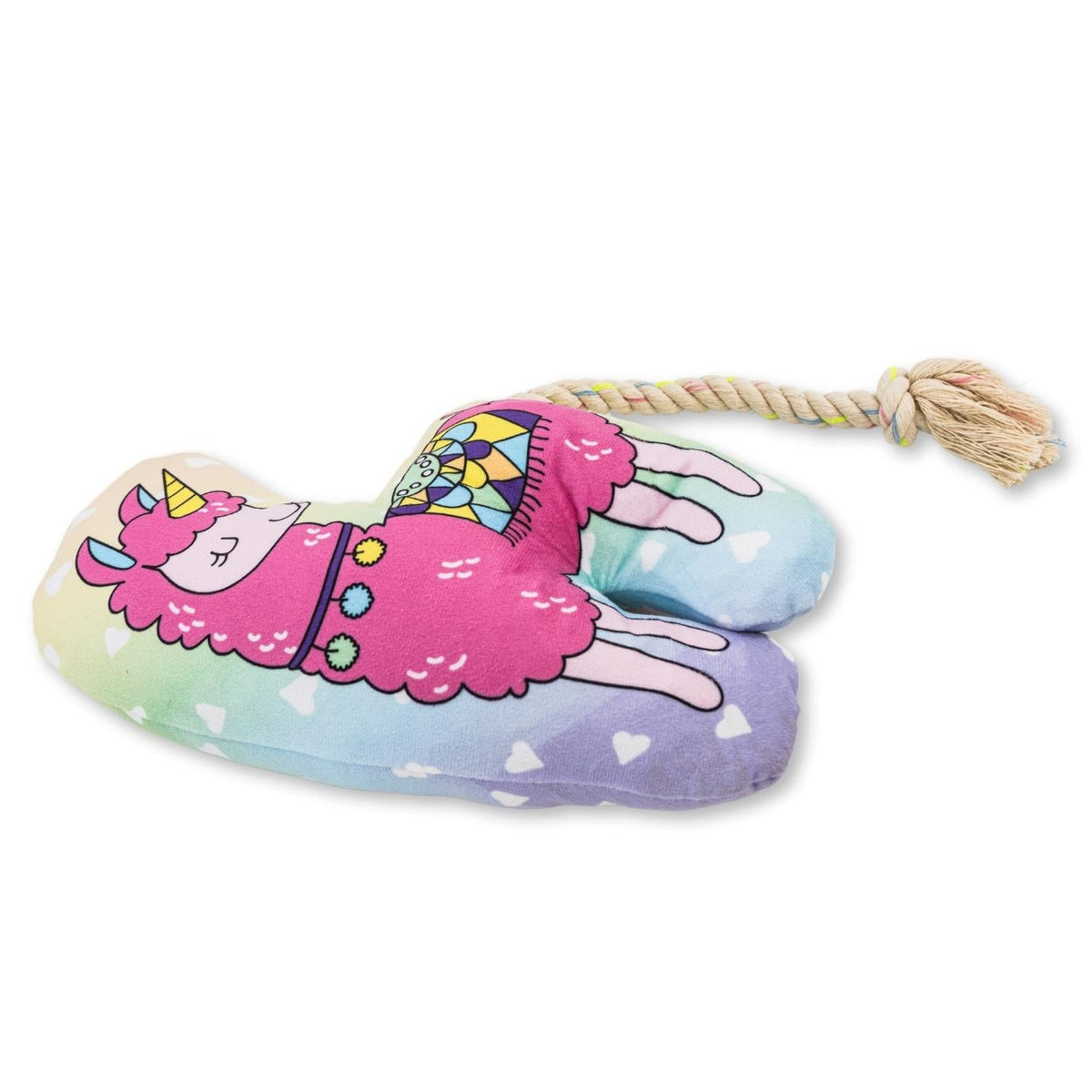 Magical Llama Plush Dog Toy, 17 in