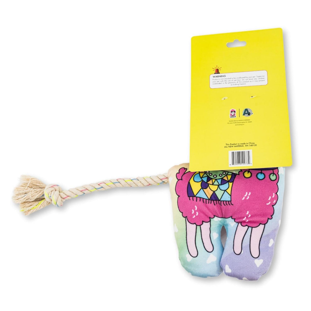 Magical Llama Plush Dog Toy, 17 in