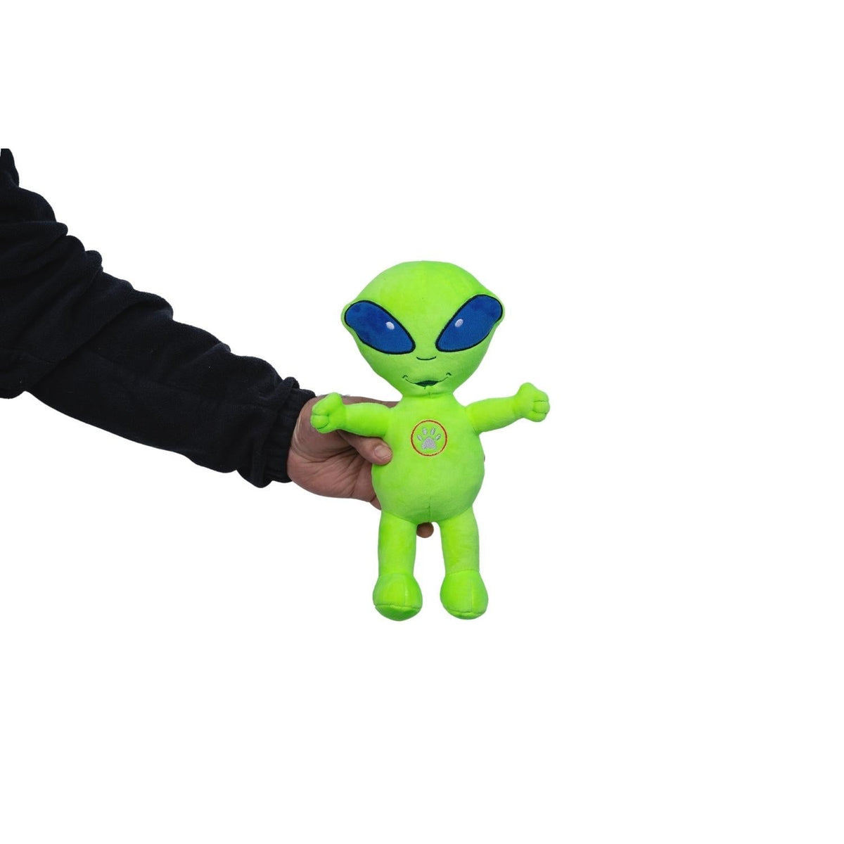 Space Alien & Rocket Plush Dog Toy Set