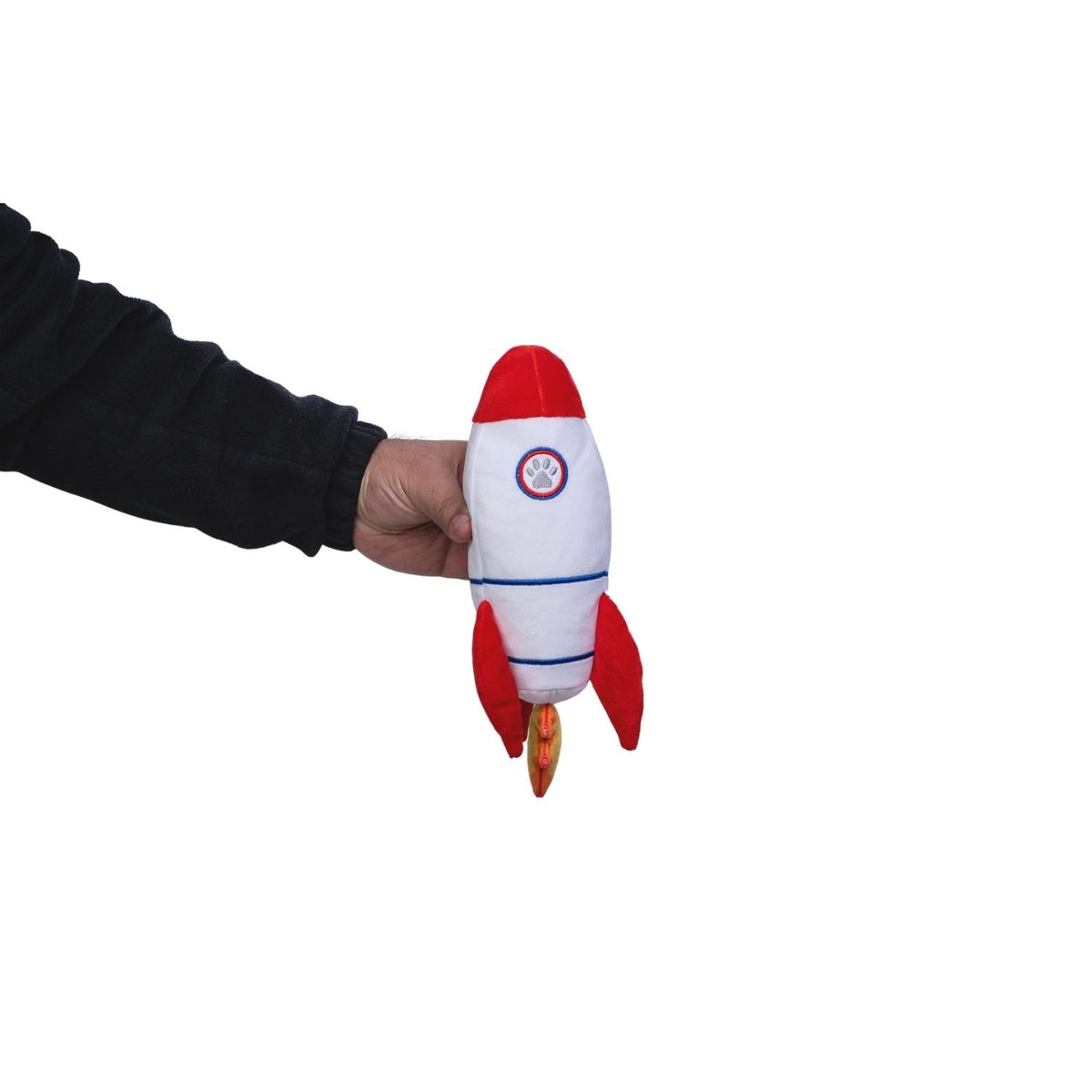 Space Alien & Rocket Plush Dog Toy Set