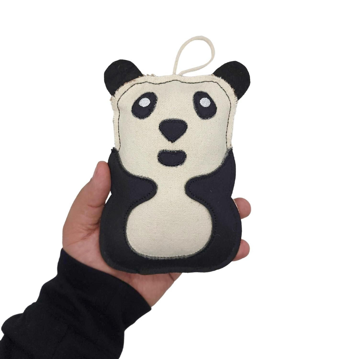 Panda Canvas & Jute Dog Chew Toy