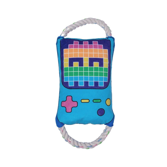 Retro Gamer Plush Dog Toy, 19 in