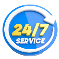 Headset icon representing 24/7 customer support for pet store orders