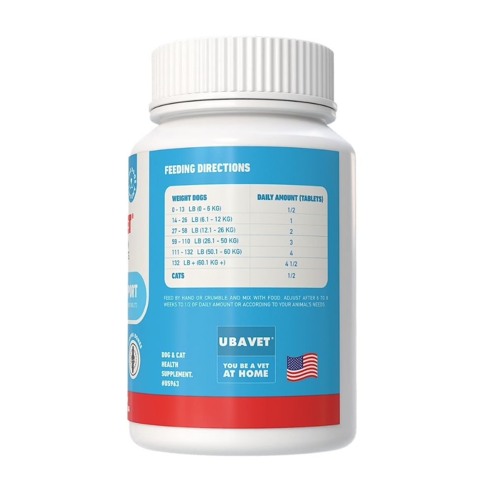 UBAVET Joint Support Chew Tablets, 90 or 180 Count