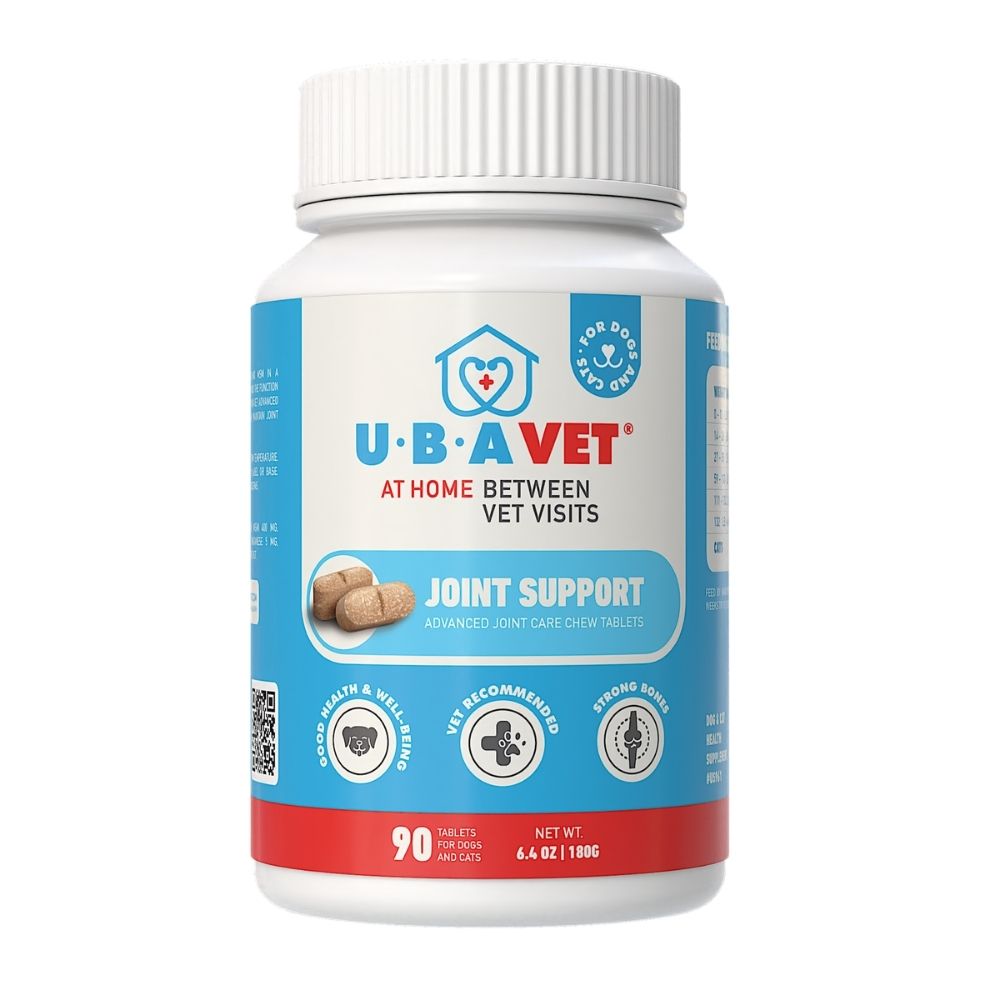 UBAVET Joint Support Chew Tablets, 90 or 180 Count