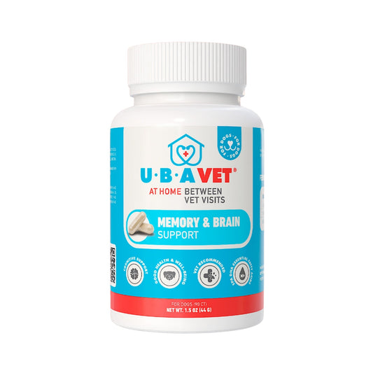 UBAVET Memory & Brain Support for Senior Dogs