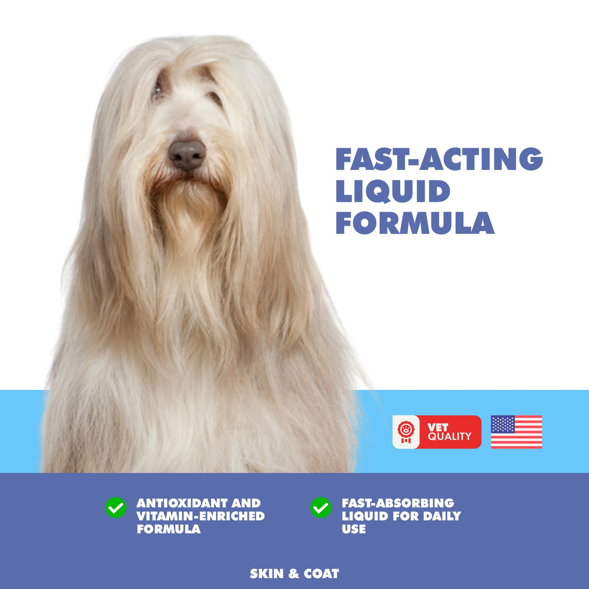 UBAVET Omega-3 Fish Oil Liquid for Dogs & Cats, 8 oz