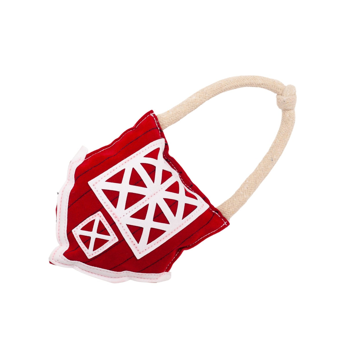 Red Barn Faux Leather Dog Chew Toy