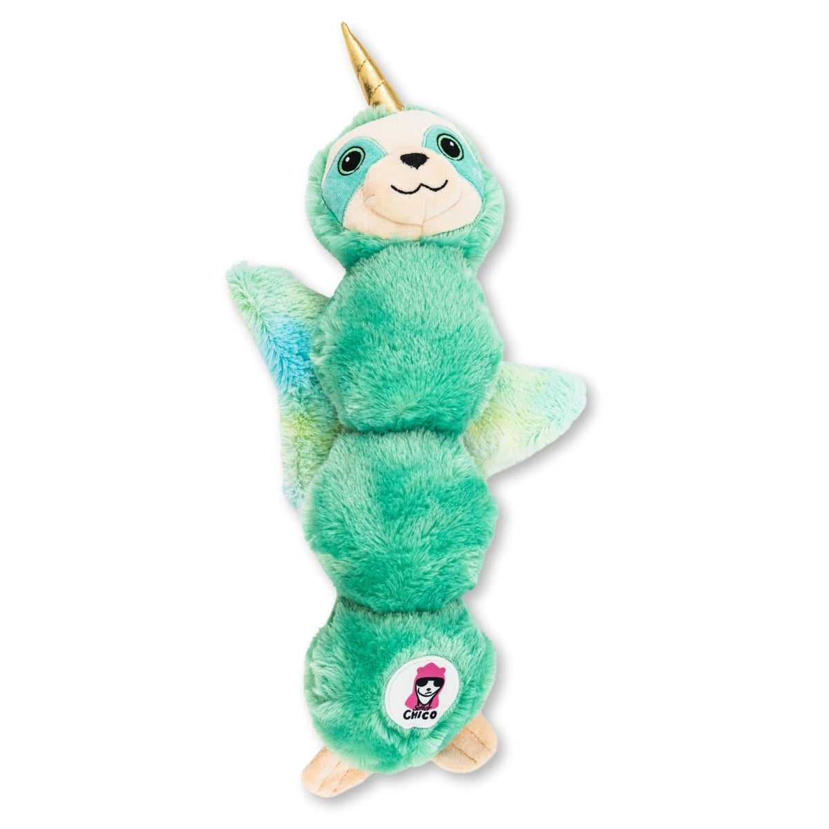 Mystical Mint Winged Sloth Plush Dog Toy, 19.5 in